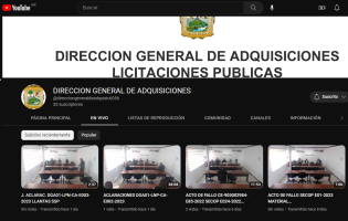 TRANSMISION DE LICITACIONES (SEFIN DGA)